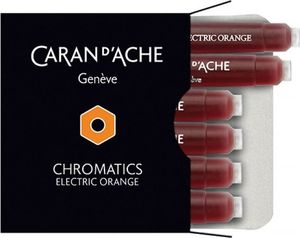 Caran d`Arche Naboje Chromatics pomarańczowe 6 sztuk 1