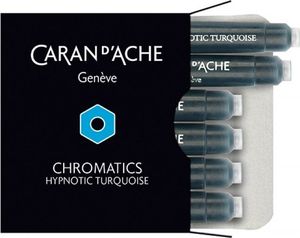 Caran d`Arche Naboje Chromatics turkusowe 6 sztuk 1