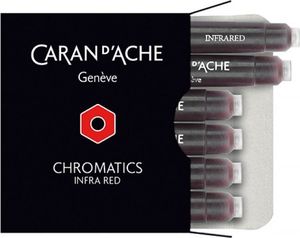 Caran d`Arche Naboje atramentowe Chromatics ciemny czerwony 6 sztuk 1