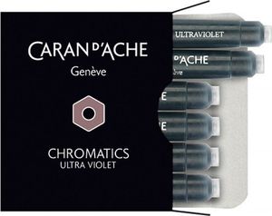 Caran d`Arche Naboje atramentowe Chromatics fioletowe 6 sztuk 1