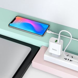 Ładowarka Hoco C80A 1x USB-A 1x USB-C 3 A (6931474740533) 3