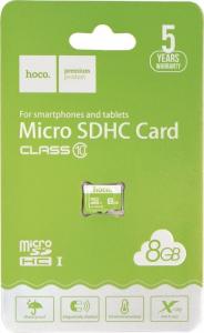 Karta Hoco MicroSDHC 8 GB Class 10  (6957531085799) 2