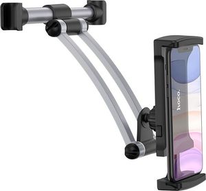 Uchwyt Hoco HOCO uchwyt samochodowy na zagłówek na telefon lub tablet Handsome CA62 srebrno-czarny 6