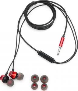 Słuchawki Hoco HOCO zestaw słuchawkowy / słuchawki dokanałowe jack 3,5mm M51 czerwony 1