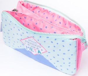 Piórnik Amelie Amelie - Piórnik / kosmetyczka z kolekcji Pastel, 3 komory 3