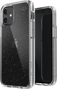 Speck Speck Presidio Perfect-Clear with Glitter - Etui iPhone 12 Mini z powłoką MICROBAN (Gold Glitter/Clear) 4