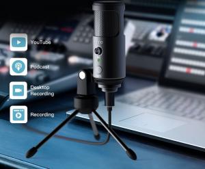 Mikrofon Fifine USB F4 Game ze statywem biurkowym 8