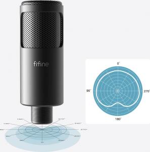 Mikrofon Fifine USB F0 Game ze statywem biurkowym 3