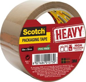 Scotch Taśma pakowa do wysyłek SCOTCH Heavy (HV.5050.S.B), bardzo mocna, 50mm, 50m, brązowy 1
