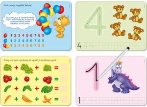 Adamigo Zestaw piszę i zmazuję cyferki - 6601 2