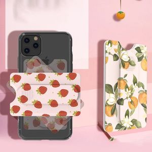 Kingxbar Kingxbar obrotowe etui na karty dokumenty przyklejane do telefonu lub pokrowca czarny 2