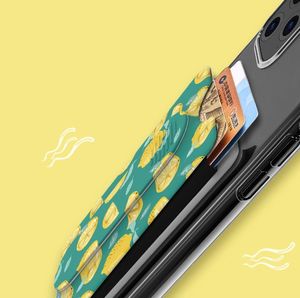 Kingxbar Kingxbar obrotowe etui na karty dokumenty przyklejane do telefonu lub pokrowca czarny 5