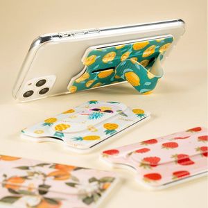 Kingxbar Kingxbar obrotowe etui na karty dokumenty przyklejane do telefonu lub pokrowca czarny 10