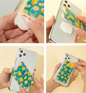 Kingxbar Kingxbar obrotowe etui na karty dokumenty przyklejane do telefonu lub pokrowca fioletowy 9