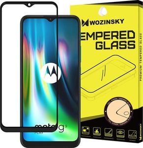 Wozinsky Wozinsky super wytrzymałe szkło hartowane Full Glue na cały ekran z ramką Case Friendly Motorola Moto G9 Play / Moto E7 Plus czarny 1