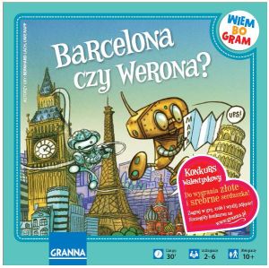 Granna Gra planszowa Barcelona czy Werona? 1