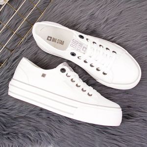 Big Star Trampki damskie na platformie białe Big Star HH274052 41 5