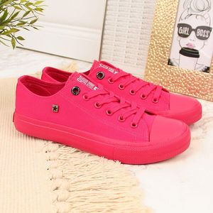Big Star Trampki damskie niskie fuksja Big Star AA274013 37 4