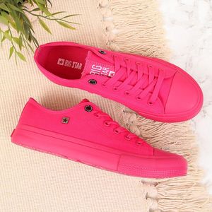 Big Star Trampki damskie niskie fuksja Big Star AA274013 37 5