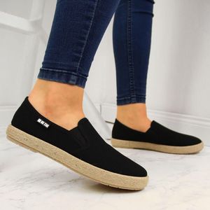 Big Star Espadryle damskie slip on czarne Big Star DD274017 36 2