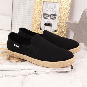 Big Star Espadryle damskie slip on czarne Big Star DD274017 36 4