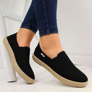 Big Star Espadryle damskie slip on czarne Big Star DD274017 36 6
