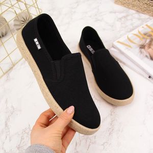 Big Star Espadryle damskie slip on czarne Big Star DD274017 39 1