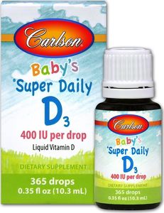 Carlson Labs Carlson Labs - Baby's Super Daily D3, 400 IU, 10 ml 1