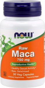 NOW Foods NOW Foods - Maca 6:1 Concentrate, 750mg RAW, 30 vkaps 1