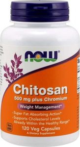 NOW Foods NOW Foods - Chitozan, 500 mg, z Chromem, 120 vkaps 1