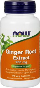 NOW Foods NOW Foods - Ginger Root Extract, 250 mg, 90 vkaps 1