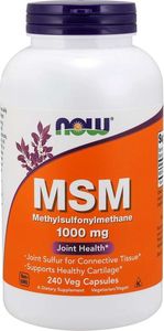 NOW Foods NOW Foods - MSM, 1000 mg, 240 kapsułek 1