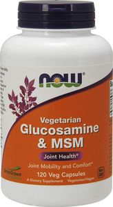 NOW Foods - Glukozamina i MSM, Wegetariańska, 120 vkaps 1