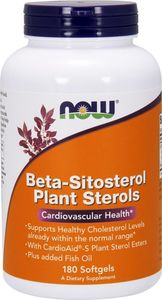 NOW Foods NOW Foods - Beta-Sitosterol Plant Sterols, 180 kapsułek miękkich 1