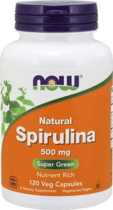 NOW Foods NOW Foods - Spirulina Naturalna, 500mg, 120 vkaps 1