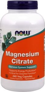 NOW Foods NOW Foods - Magnesium Citrate, 400mg, 240 vkaps 1