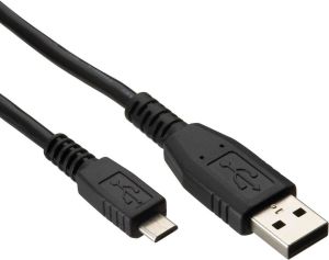 Kabel USB USB-A - microUSB 1 m Czarny (---) 5