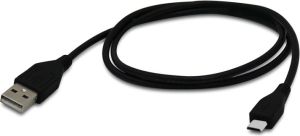 Kabel USB USB-A - microUSB 1 m Czarny (---) 6
