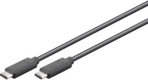 Kabel USB Goobay USB-C - USB-C 1 m Czarny (67976) 1