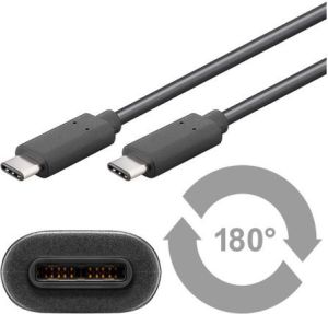 Kabel USB Goobay USB-C - USB-C 1 m Czarny (67976) 5