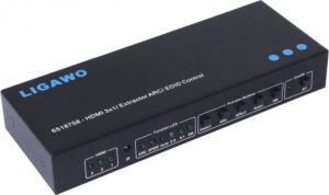 Ligawo HDMI 3x1 +Audio Extractor - 6518758 1