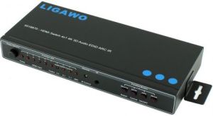 Ligawo HDMI Switch 4x1, EDID, czarny - 6518870 1