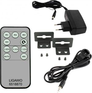 Ligawo HDMI Switch 4x1, EDID, czarny - 6518870 3
