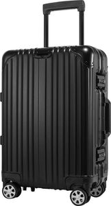 Kruger&Matz Duża walizka aluminiowa na kółkach czarna 1