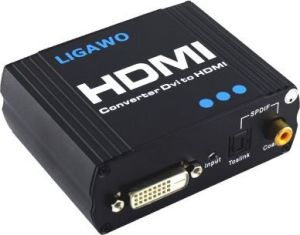 Adapter AV Ligawo DVI -> HDMI +SPDIF/Coax (6518729) 1