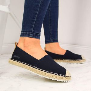 Big Star Espadryle damskie tekstylne granatowe Big Star HH274500 37 2