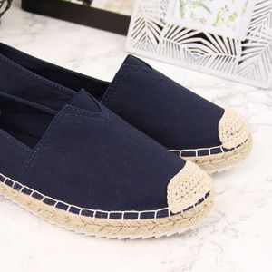 Big Star Espadryle damskie tekstylne granatowe Big Star HH274500 37 4