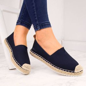 Big Star Espadryle damskie tekstylne granatowe Big Star HH274500 37 6