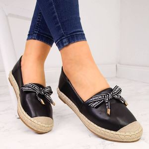 S.Barski Espadryle damskie z eko skóry czarne S.Barski 36 6