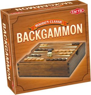 Tactic TACTIC Gra Wooden Classic Backgammon - 14026 1